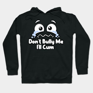 Don't Bully me I'll Cum Hoodie